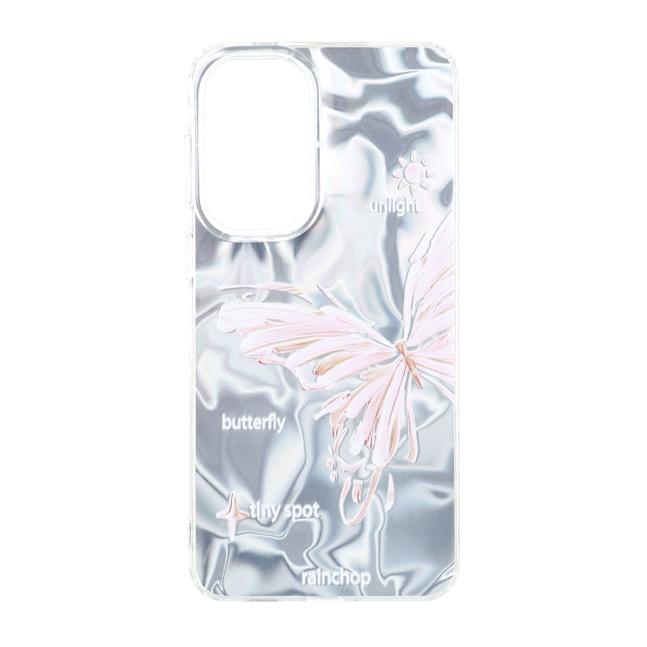 قاب Silver Cloud دور ژله ای طرح دار Samsung Galaxy A57 - کد 300